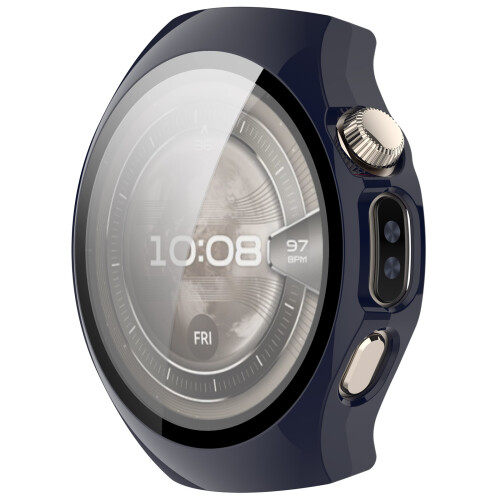 Θήκη & Προστατευτικό Οθόνης 2 σε 1 για Huawei Watch 5 46mm – Μπλε/Ναυτικό Μπλε