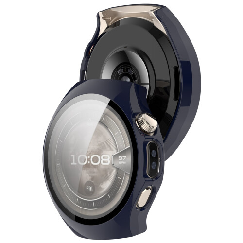 Θήκη & Προστατευτικό Οθόνης 2 σε 1 για Huawei Watch 5 46mm – Μπλε/Ναυτικό Μπλε 2