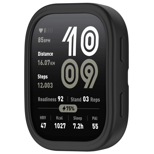 Γκρι θήκη σιλικόνης για Amazfit Bip 6 (A2435) - Προστατέψτε το ρολόι σας με στυλ 2