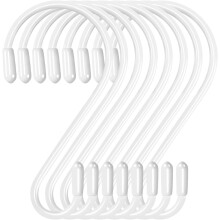 S-Haken für Küchenutensilien im 12er-Pack White