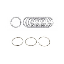 Gardinenringe / Metallringe 10 Stk. Silver 15 mm