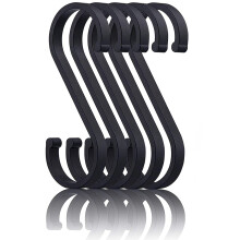S-Haken 5er-Pack Black