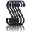 S-Haken 5er-Pack Black 1