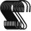 Kitchen Storage S Hooks 12-Pack Black 1