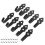 Wandhaken mit Schrauben – 10er-Pack Black 1