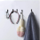Wandhaken mit Schrauben 10er-Pack Black 5