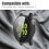 Capa com protetor de tela para Garmin Vivoactive 5 Black 5
