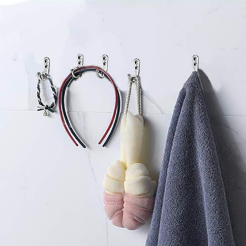 Wandhaken mit Schrauben 10er-Pack Silver 2