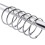 Öffenbare DIY Ringe / Gardinenringe 30 Stk. Silver 60 mm 8