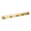 Gold 5-Hook Wall Mounted Coat Rack - Drill-Free Installation 1
