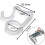 50 Pack Outdoor String Light Hooks for Hanging String Lights Transparent 1