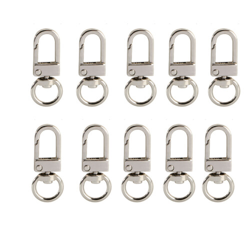 Verschlusshaken-Set - 10 Stück, Premium-Qualität Silver