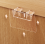 Cupboard Cabinet Shelf Support Nails 4-Pack Transparent 3