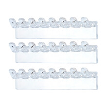 Wandmontierter Schmuckorganizer, 3er-Set