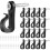 Lichthaken mit Schrauben, 20er-Pack Black 1