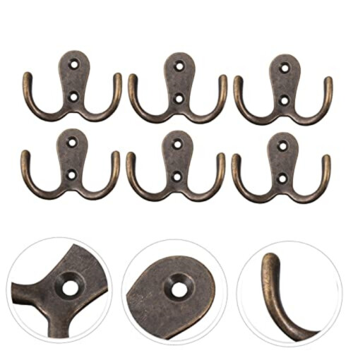 5 Vintage-Doppelhaken Copper 2