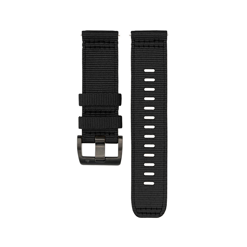 Nylon Watch Strap For Garmin Forerunner 255/265/245 Smartwatch M Black 7314280638833
