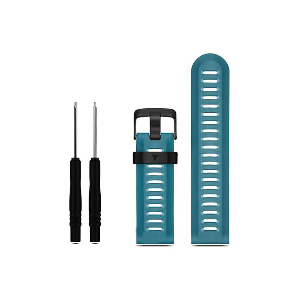 Silicone Watchband For Garmin Fenix 3 Hr/6X Gps/5X Sapphire/Descent Mk1 Blue 7314280931248