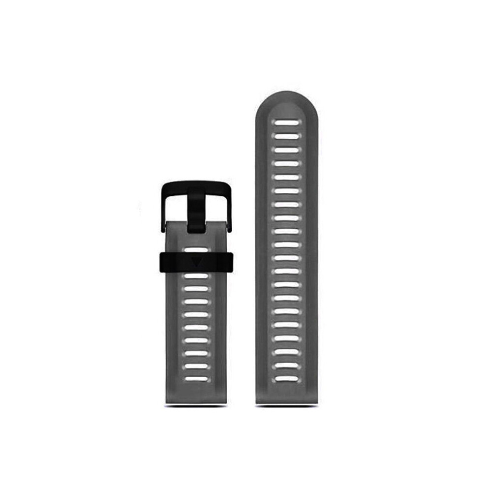 Silicone Watchband For Garmin Fenix 3 Hr/6X Gps/5X Sapphire/Descent Mk1 Grey 7314280853205
