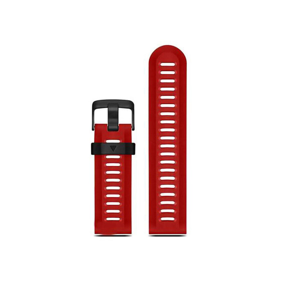 Silicone Watchband For Garmin Fenix 3 Hr/6X Gps/5X Sapphire/Descent Mk1 Red 7314280904136