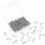 Mini-S-Haken aus Edelstahl, 100er-Pack Silver 2