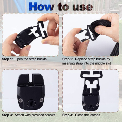 Whirlpool Abdeckung Verschluss Clip Schloss Schnalle Set Kit  8er-Pack 2