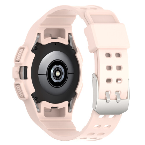 Ροζ Ολοκληρωμένο Λουράκι TPU για Samsung Galaxy Watch FE/6/5/4 40mm 2