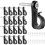 Lichthaken mit Schrauben, 20er-Pack Black 2