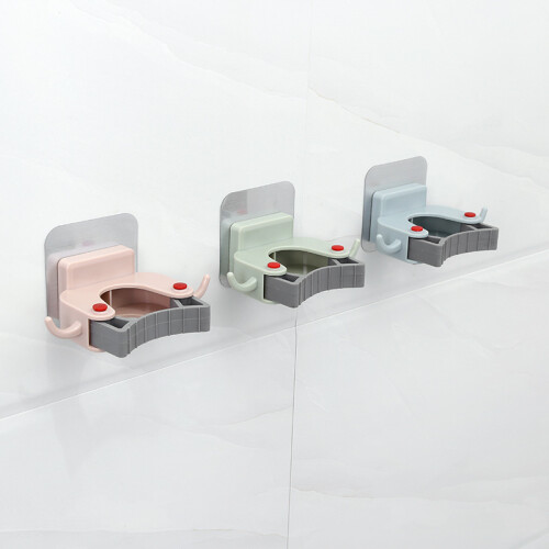 Adhesive Mop and Broom Holder Wall Mount 1