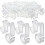 50 Pack Outdoor String Light Hooks for Hanging String Lights Transparent 4