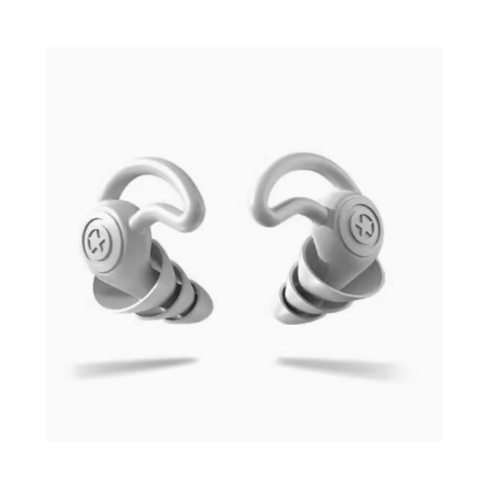 Professional Silicone Noise Reduction Earplugs For Sleeping Grey 7314280478033