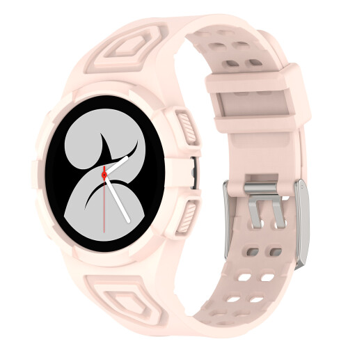 Ροζ Ολοκληρωμένο Λουράκι TPU για Samsung Galaxy Watch FE/6/5/4 40mm 1
