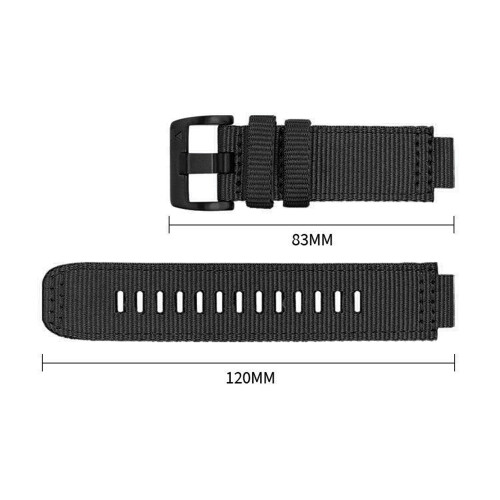 Nylon-Uhrenarmband für Garmin Black 1