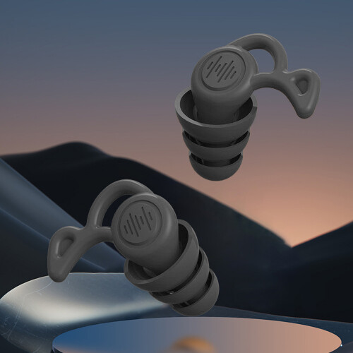 Geräuschunterdrückende Silikon-Ohrstöpsel Grey 2