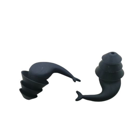 Dreischichtige Ohrstöpsel Black 2