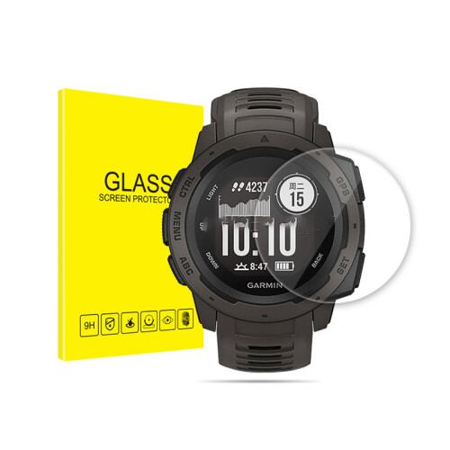Προστατευτικό Οθόνης από Γυαλί για Garmin Instinct 2 - 2 τεμαχίων, Υψηλής Διαπερατότητας