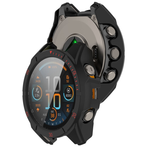 Smartwatch-deksel til Garmin Fenix 8 Solar Black 51MM 1