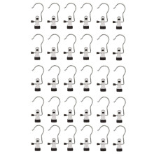 Haken mit Klemme Edelstahl 30-pack