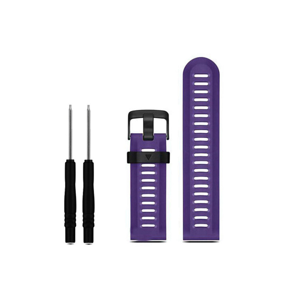 Silicone Watchband For Garmin Fenix 3 Hr/6X Gps/5X Sapphire/Descent Mk1 Purple 7314280796106