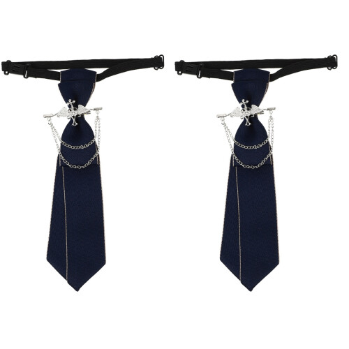 2Stk Polyester Vorgebundene Für Frauen Männer 2
