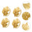 12 Blatt Aus Legierung Mit Kristall 11