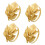 12 Blatt Aus Legierung Mit Kristall 2