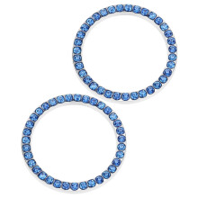 2St Elegant Rhinestone Abdeckung Für Auto Start .50x1.50x0.12in