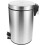 Lid Bin Großer Müllbehälter Mit Silbernem Edelstahlgehäuse 1