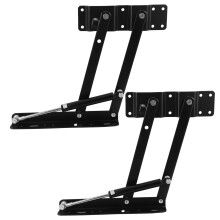 2 Lift Up Scharnier Mechanismus Klappbar Möbel Schwarz