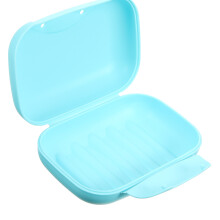 Portable Blue Soap Case Leak-Proof Soap Box Compact and Practical