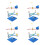 4 Sets Kinder Wissenschafts Experiment Windrichtungsmesser Diy Lernset 10