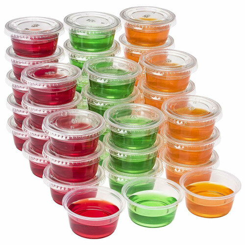 200Stk Kleine Soßenbehälter Für Pudding Mousse 1