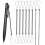8St Veerkabel Penhouder Plastic Elastische 1