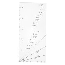 Durable Acrylic Sewing Patchwork Ruler for DIY Fabric Measuring